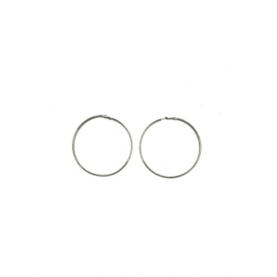 Silver Hoops