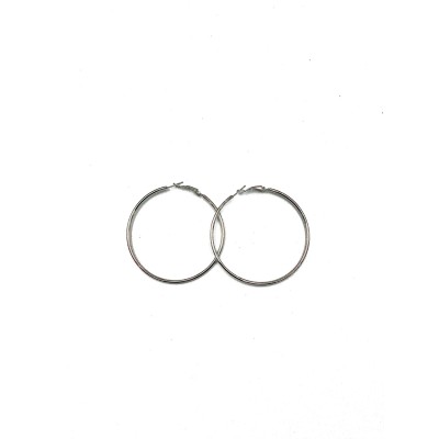 Silver Hoops