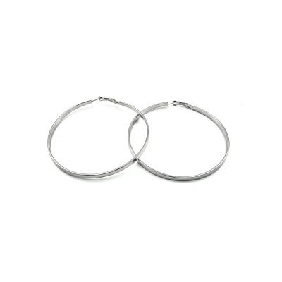 Silver Hoops