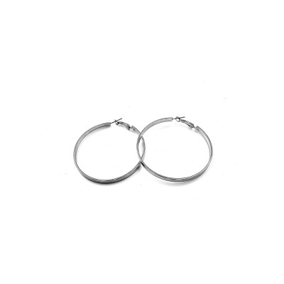 Silver Hoops