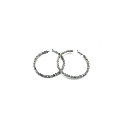 Silver Hoops